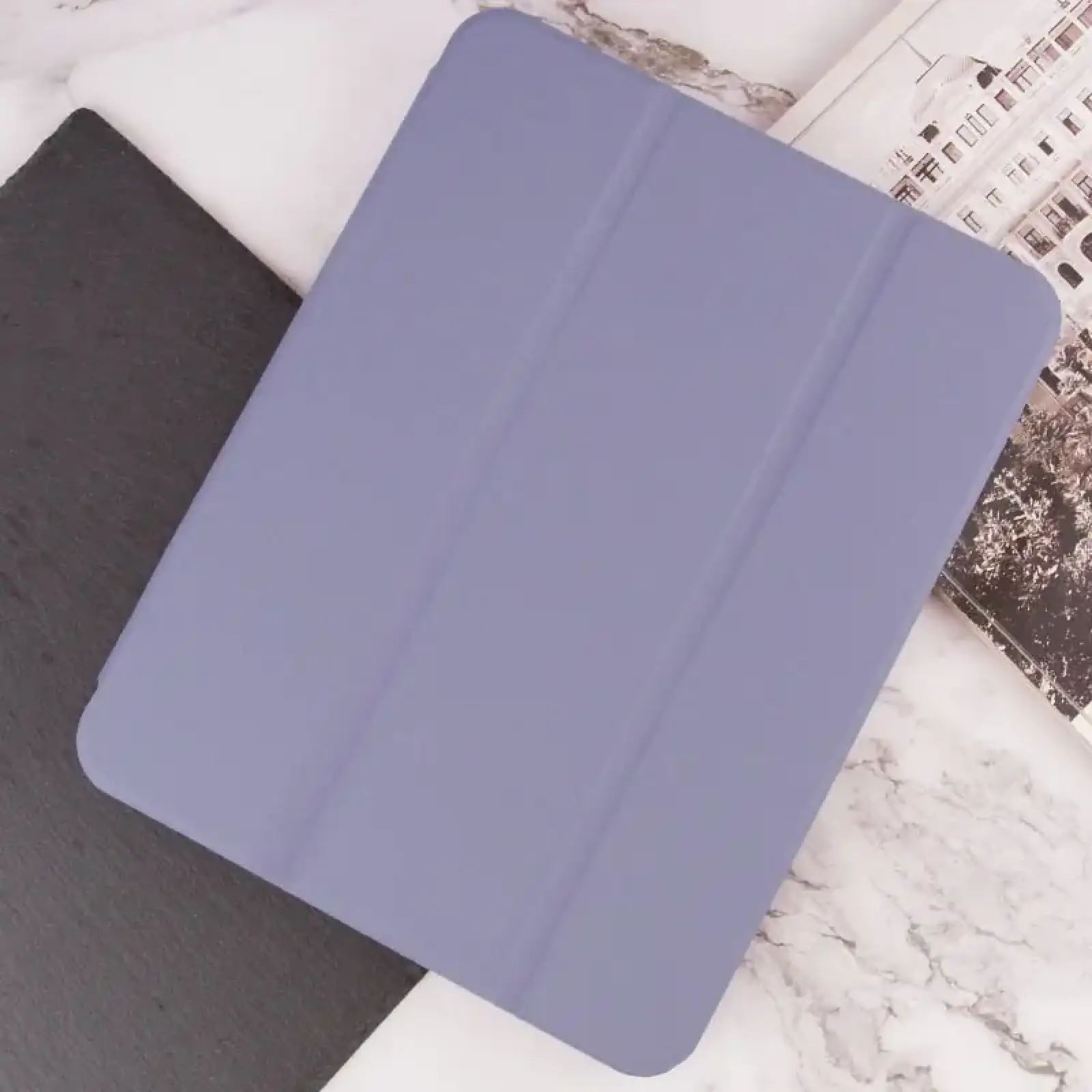 Чехол Smart Case Open Buttons для Apple iPad Pro 11 2024, Apple iPad Pro 11 2025 Lavender Gray