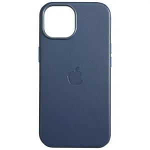 Чохол Leather Case (AAA) with MagSafe and Animation для Apple iPhone 16 Pro Blue