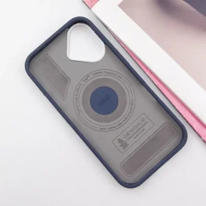 Чохол SGP PC+Leather with MagSafe для Apple iPhone 16 Plus Blue