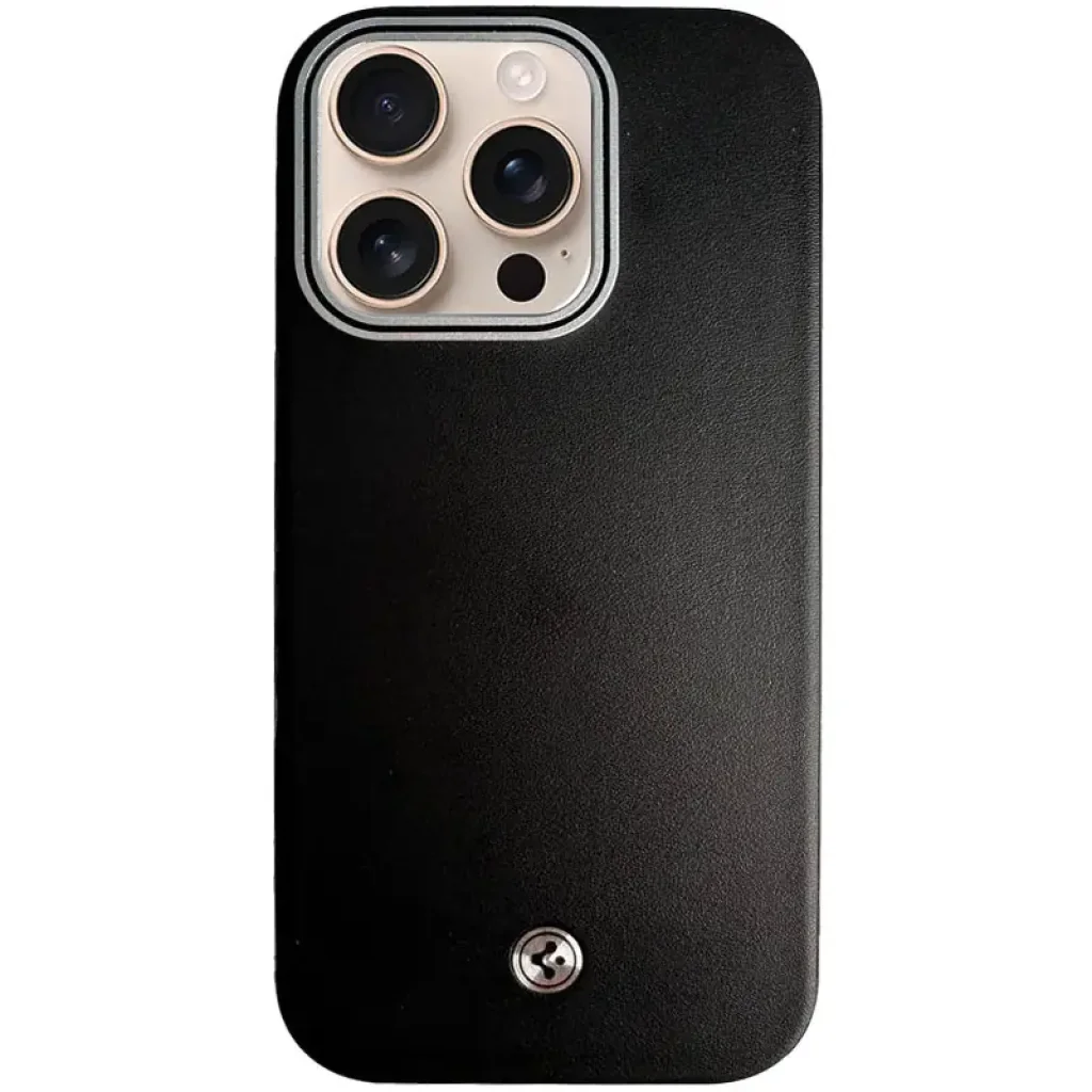 Чохол SGP PC+Leather with MagSafe для Apple iPhone 16 Pro Max Black