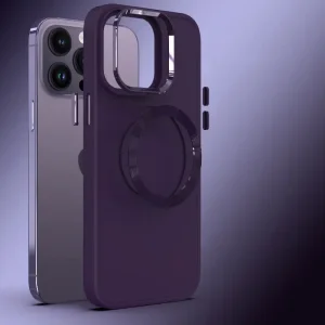 Чохол Bonbon Metal Style with MagSafe для Apple iPhone 16 Pro Max Dark Purple