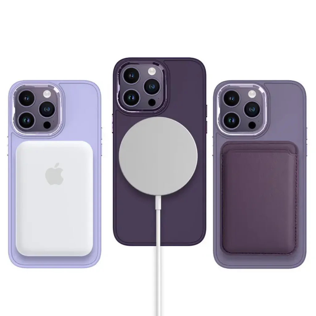 Чохол Bonbon Metal Style with MagSafe для Apple iPhone 16 Pro Max Dark Purple