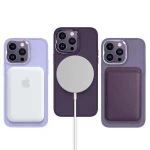 Чохол Bonbon Metal Style with MagSafe для Apple iPhone 16 Pro Max Dark Purple
