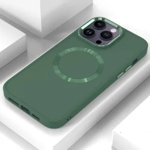 Чохол Bonbon Metal Style with MagSafe для Apple iPhone 16 Pro Max Pine Green