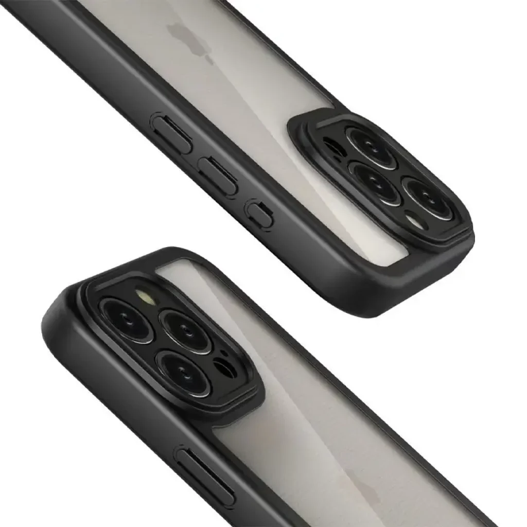 Чохол Transparent + Colour 1,5mm для Apple iPhone 16 Pro Max Black