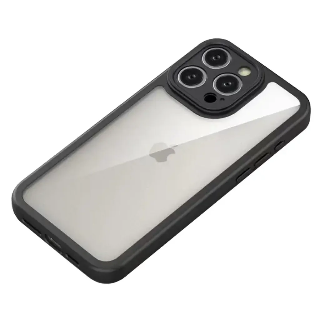 Чохол Transparent + Colour 1,5mm для Apple iPhone 16 Pro Max Black