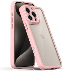 Чохол Transparent + Colour 1,5mm для Apple iPhone 16 Pro Max Pink