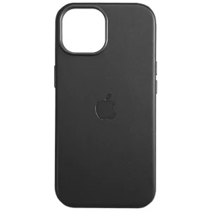 Чохол Leather Case (AAA) with MagSafe and Animation для Apple iPhone 16 Pro Max Black