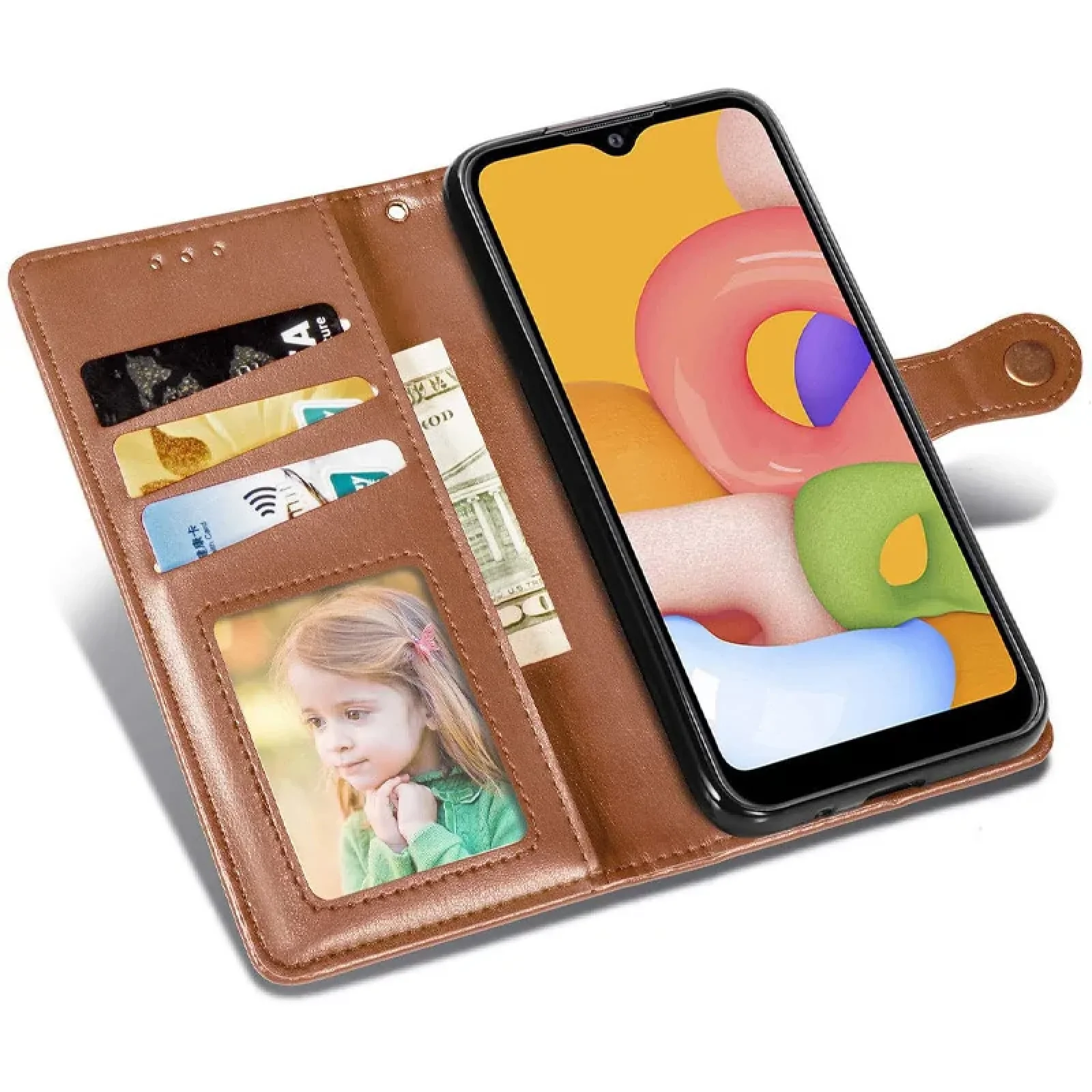 Чохол Getman Gallant PU Case для Xiaomi Redmi 13 4G, Poco M6 4G Brown