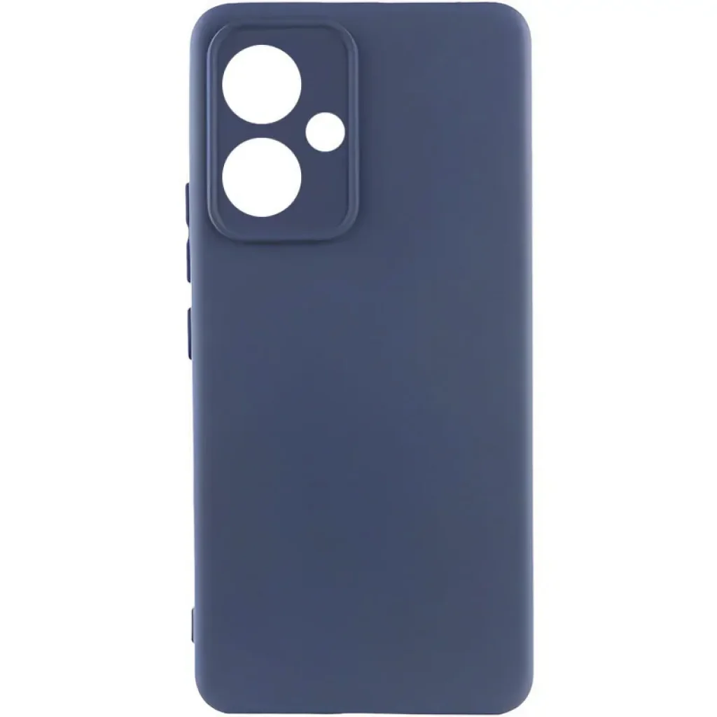 Чехол Silicone Cover Lakshmi Full Camera (AA) для Xiaomi Redmi 13 4G, Poco M6 4G Midnight Blue