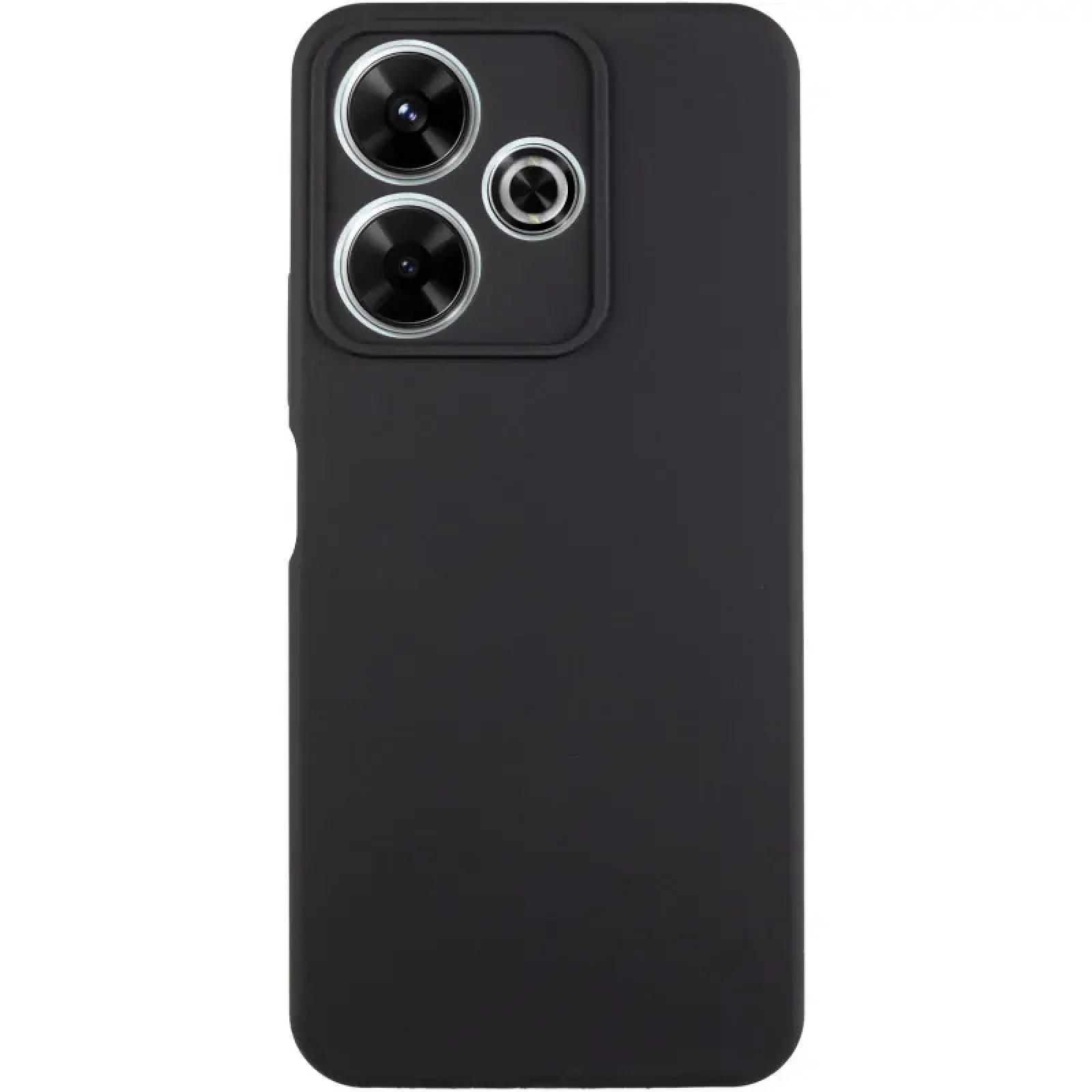 Чехол Silicone Cover Lakshmi Full Camera (AA) для Xiaomi Redmi 13 4G, Poco M6 4G Black