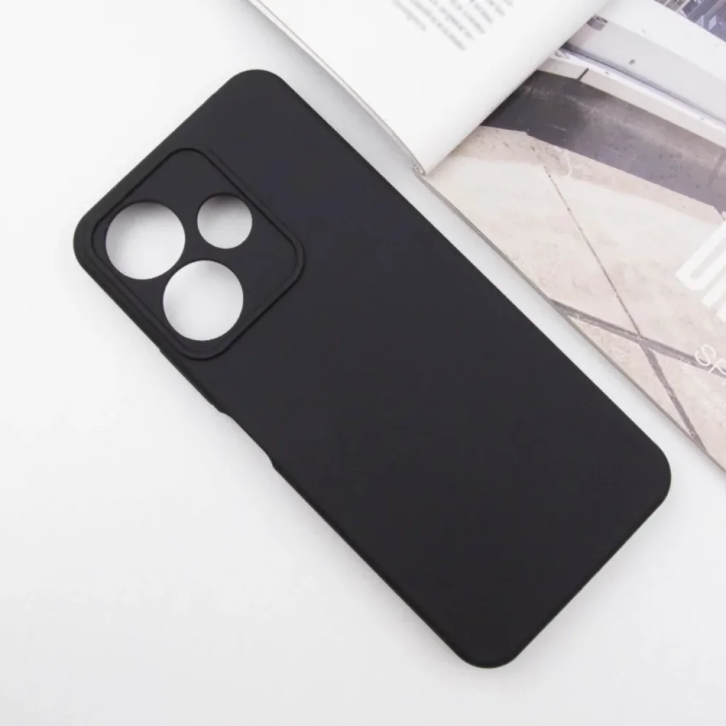 Чохол Silicone Cover Lakshmi Full Camera (AA) для Xiaomi Redmi 13 4G, Poco M6 4G Black
