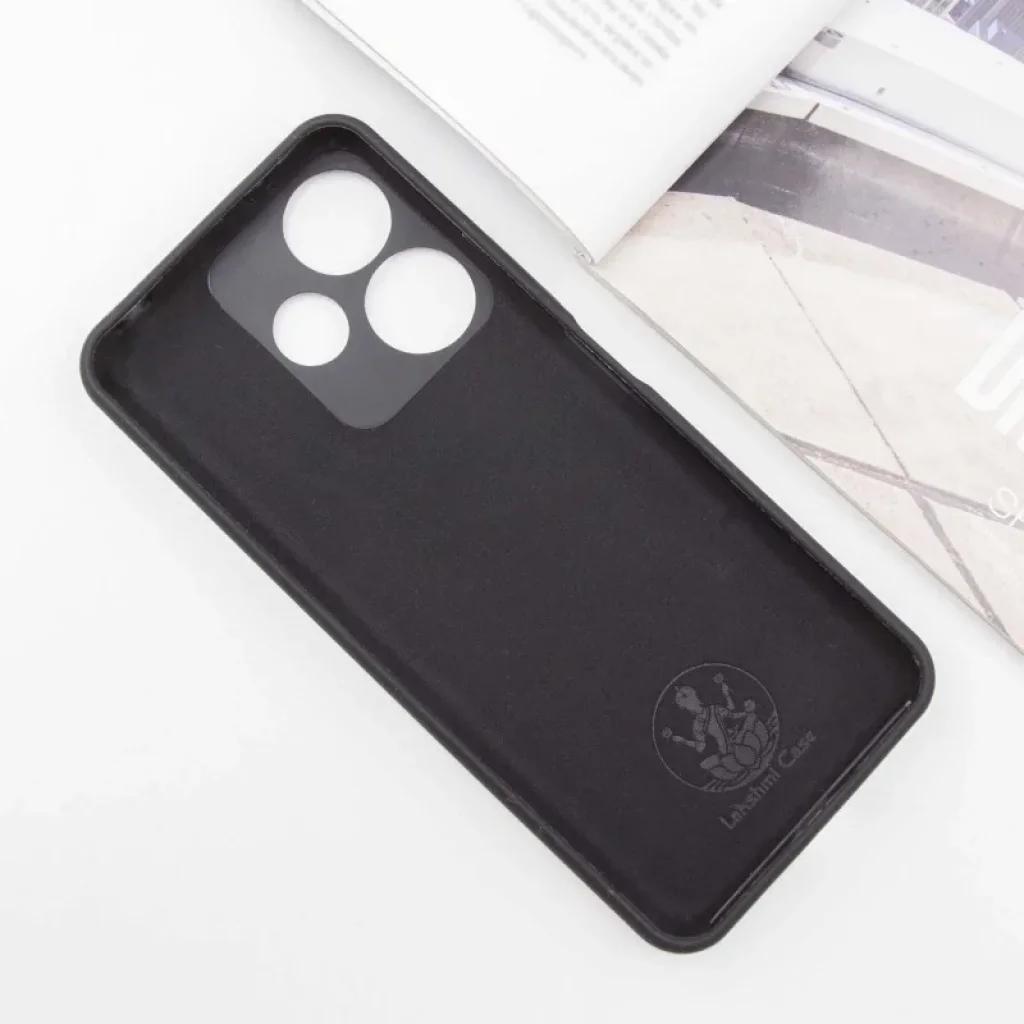 Чохол Silicone Cover Lakshmi Full Camera (AA) для Xiaomi Redmi 13 4G, Poco M6 4G Black