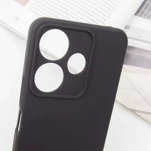 Чохол Silicone Cover Lakshmi Full Camera (AA) для Xiaomi Redmi 13 4G, Poco M6 4G Black