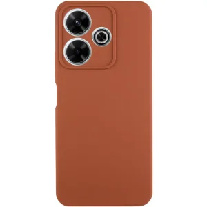 Чохол Silicone Cover Lakshmi Full Camera (AA) для Xiaomi Redmi 13 4G, Poco M6 4G Brown