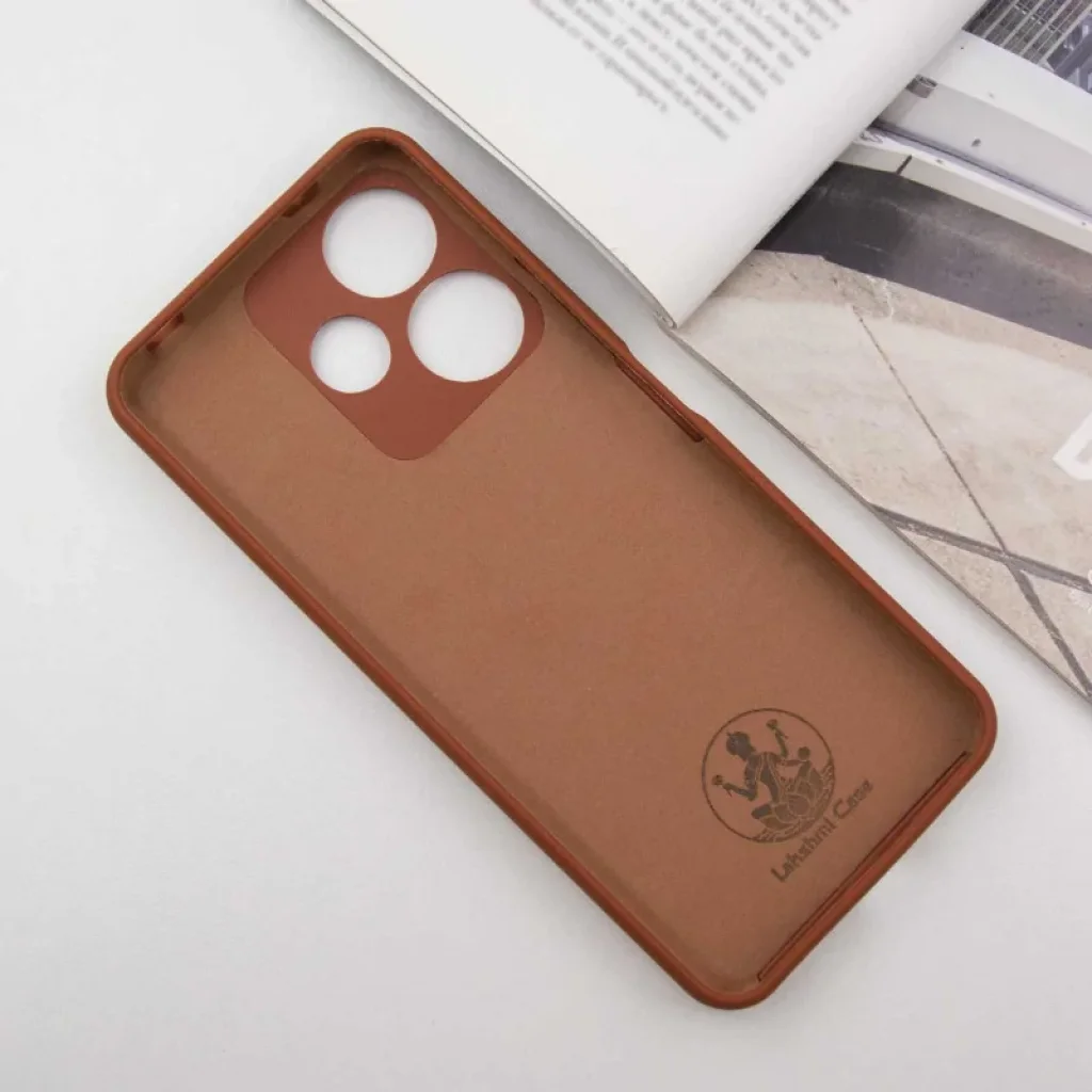 Чохол Silicone Cover Lakshmi Full Camera (AA) для Xiaomi Redmi 13 4G, Poco M6 4G Brown