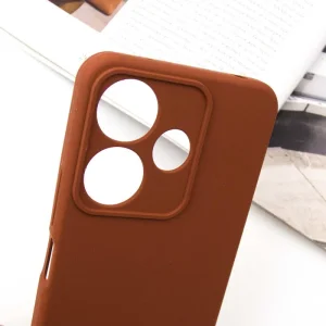 Чохол Silicone Cover Lakshmi Full Camera (AA) для Xiaomi Redmi 13 4G, Poco M6 4G Brown
