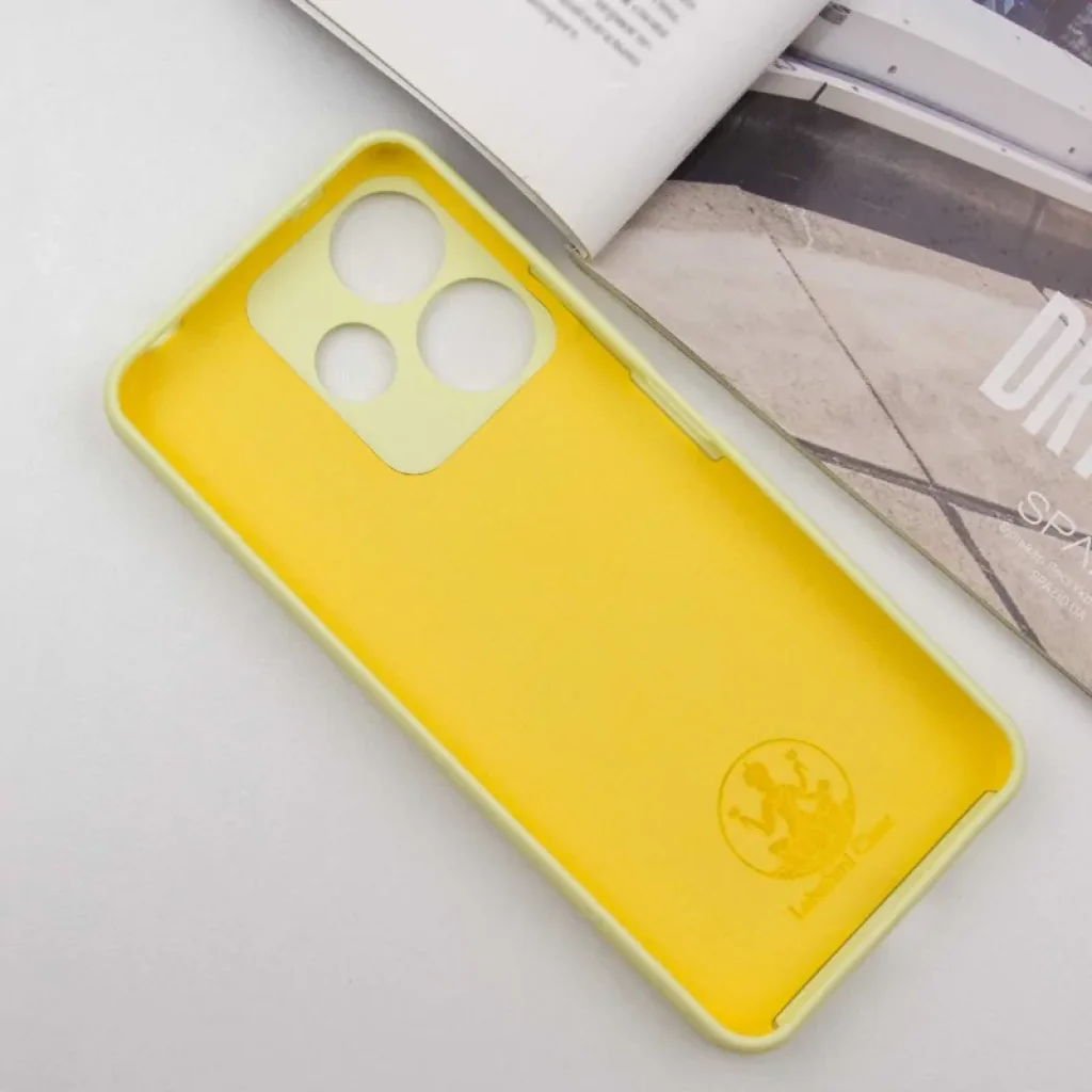 Чохол Silicone Cover Lakshmi Full Camera (AA) для Xiaomi Redmi 13 4G, Poco M6 4G Mellow Yellow