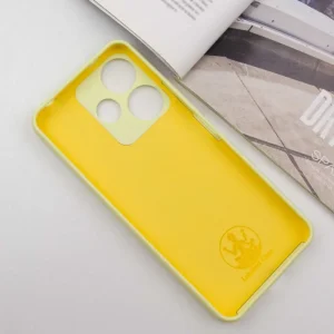 Чохол Silicone Cover Lakshmi Full Camera (AA) для Xiaomi Redmi 13 4G, Poco M6 4G Mellow Yellow