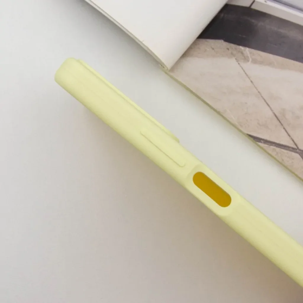 Чохол Silicone Cover Lakshmi Full Camera (AA) для Xiaomi Redmi 13 4G, Poco M6 4G Mellow Yellow