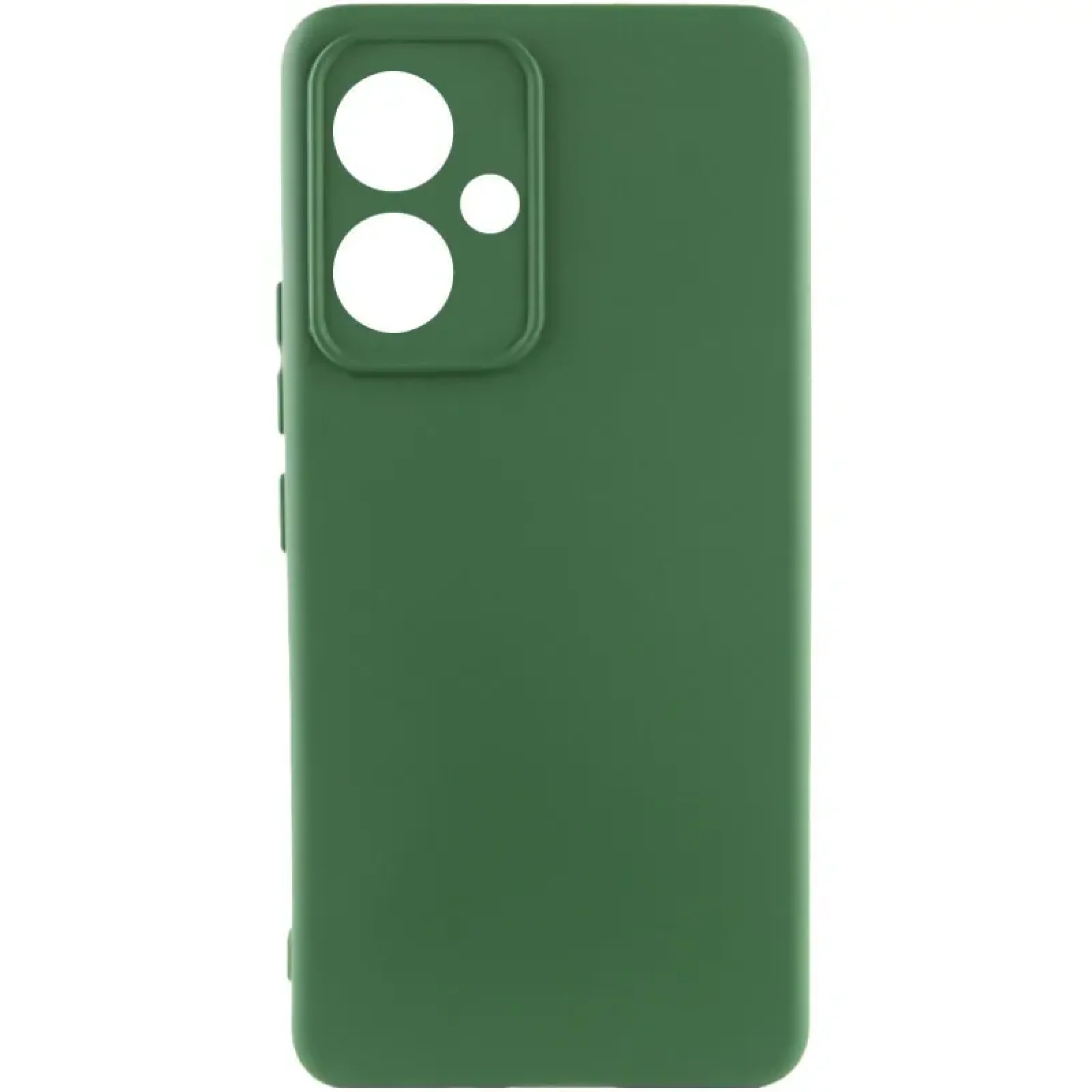 Чохол Silicone Cover Lakshmi Full Camera (AA) для Xiaomi Redmi 13 4G, Poco M6 4G Dark Green