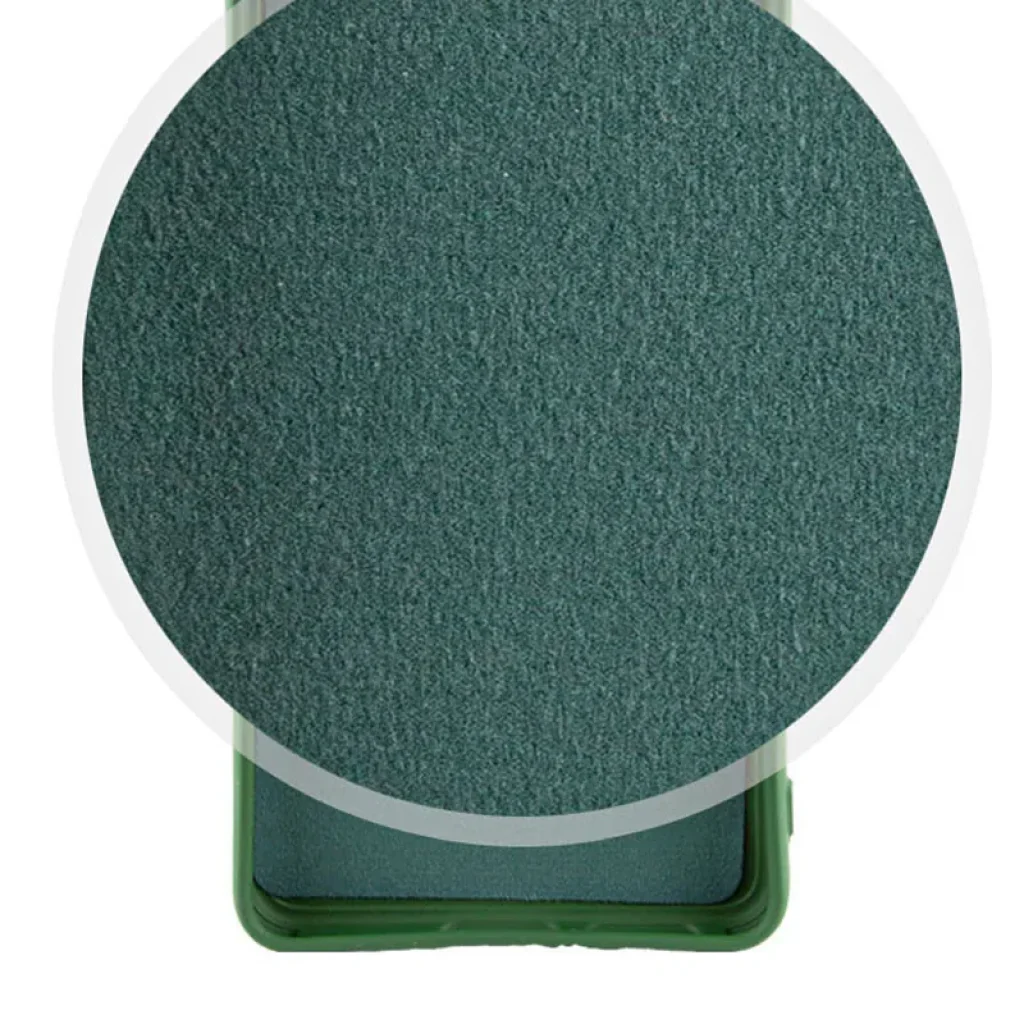 Чехол Silicone Cover Lakshmi Full Camera (AA) для Xiaomi Redmi 13 4G, Poco M6 4G Dark Green