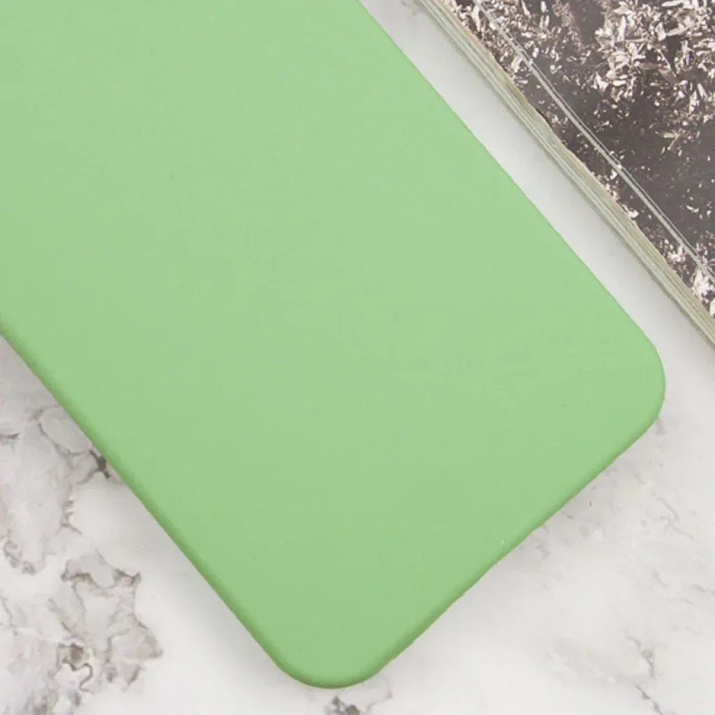 Чехол Silicone Cover Lakshmi Full Camera (AA) для Xiaomi Redmi 13 4G, Poco M6 4G Pistachio