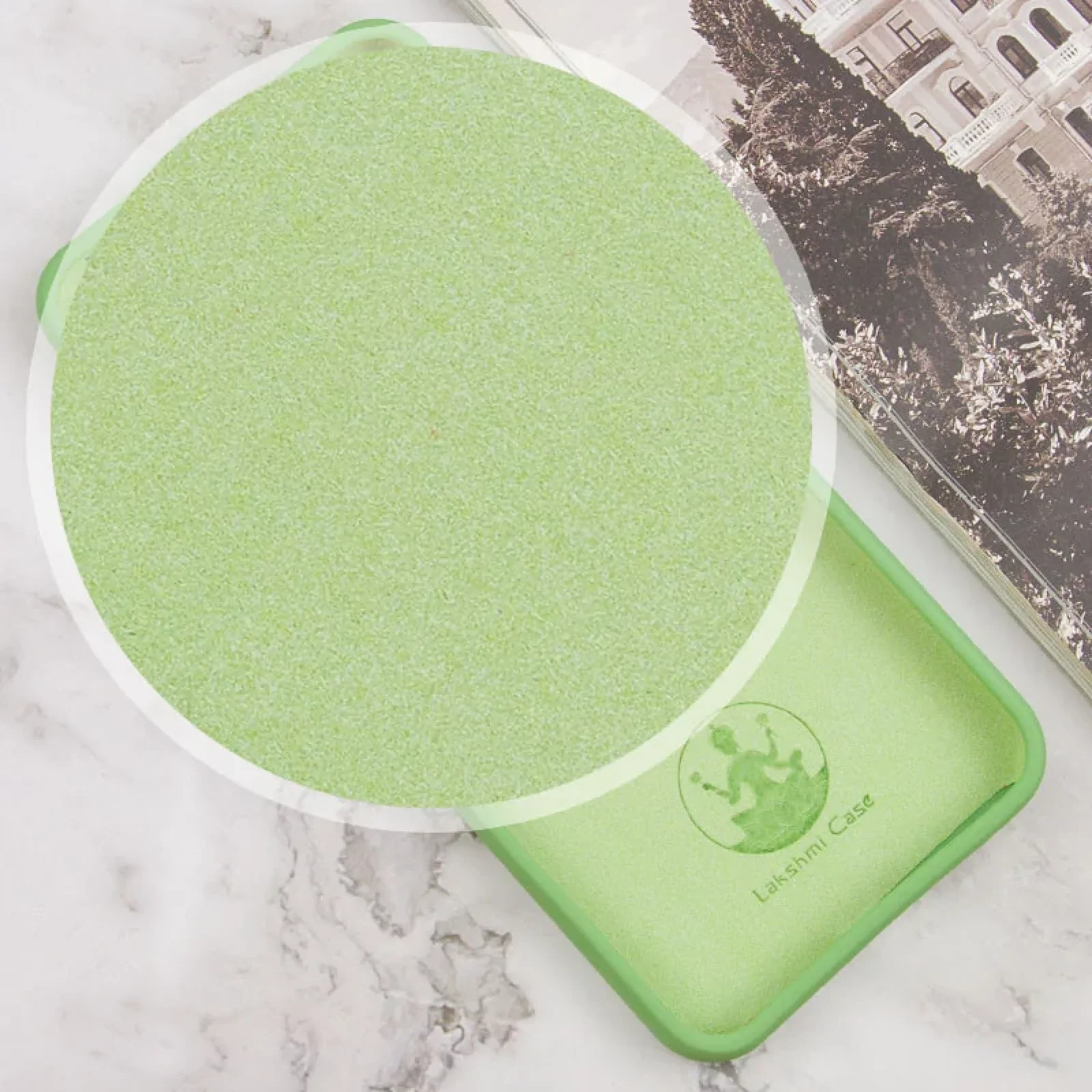 Чехол Silicone Cover Lakshmi Full Camera (AA) для Xiaomi Redmi 13 4G, Poco M6 4G Pistachio