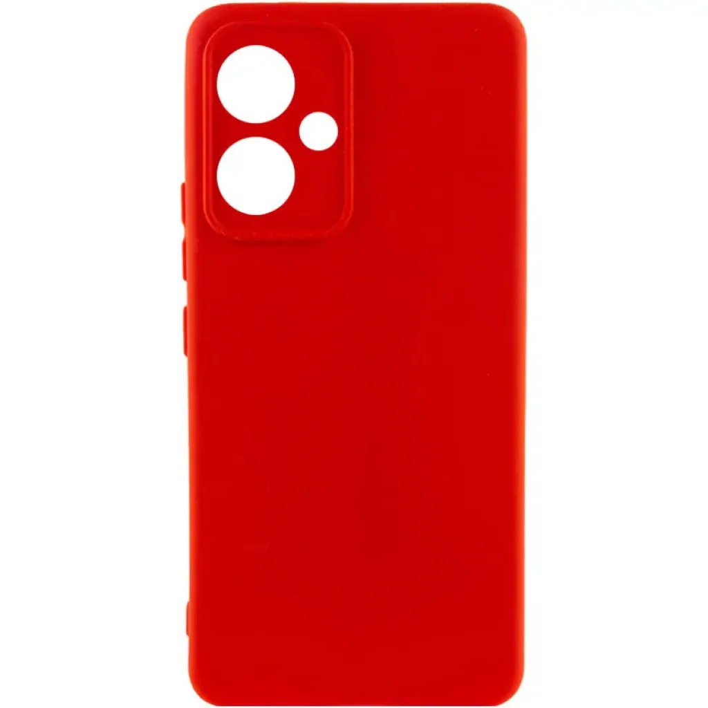 Чохол Silicone Cover Lakshmi Full Camera (AA) для Xiaomi Redmi 13 4G, Poco M6 4G Red