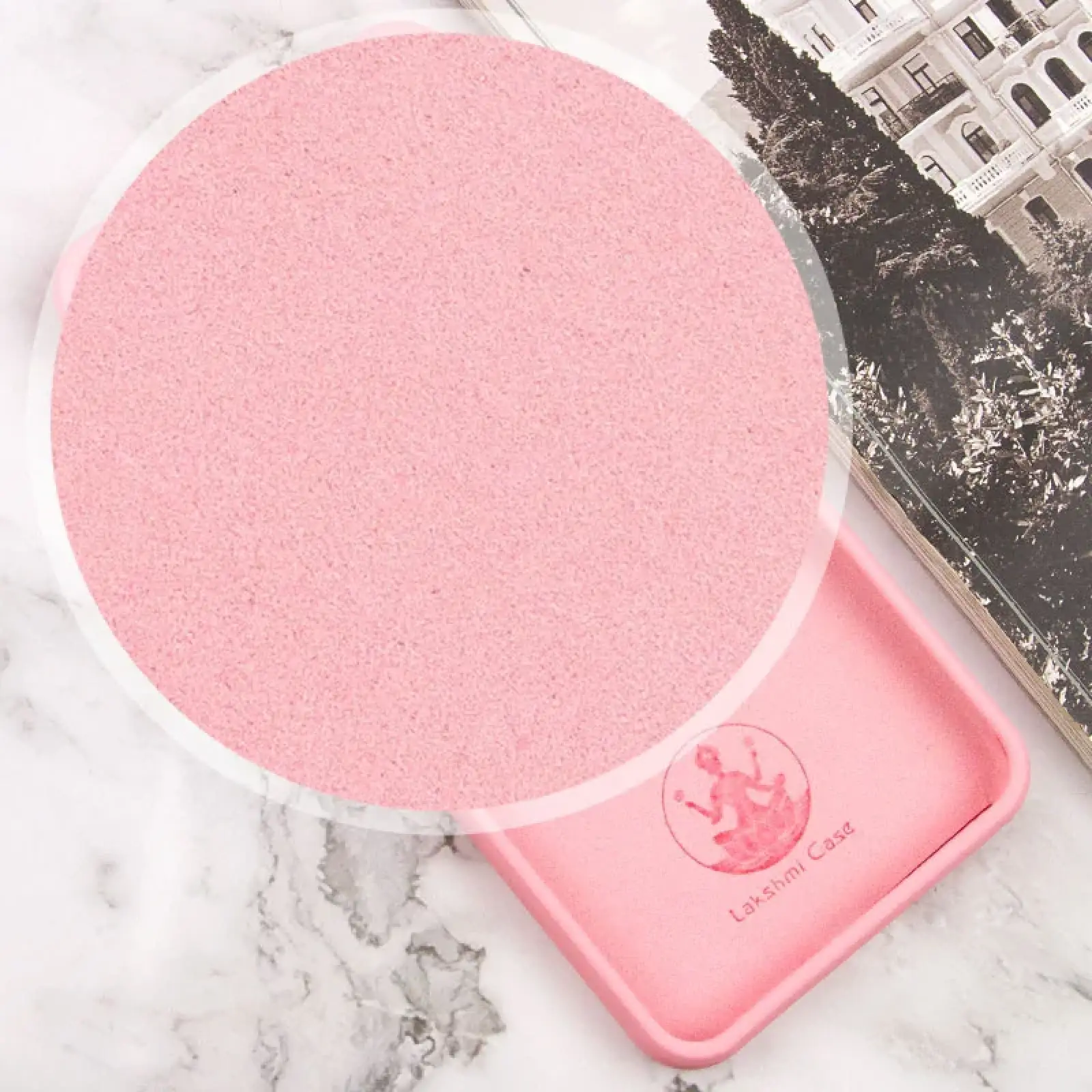 Чехол Silicone Cover Lakshmi Full Camera (AA) для Xiaomi Redmi 13 4G, Poco M6 4G Pink
