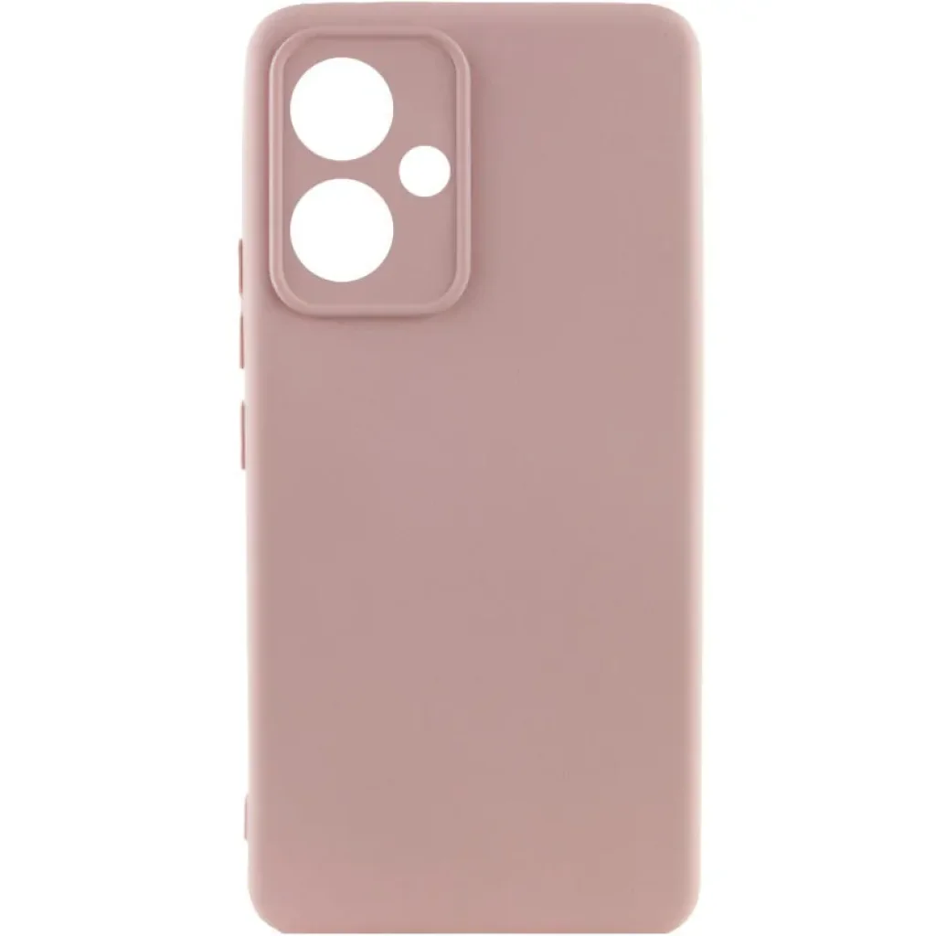 Чехол Silicone Cover Lakshmi Full Camera (AA) для Xiaomi Redmi 13 4G, Poco M6 4G Pink Sand