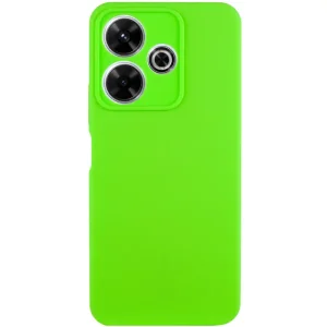 Чохол Silicone Cover Lakshmi Full Camera (AA) для Xiaomi Redmi 13 4G, Poco M6 4G Neon Green