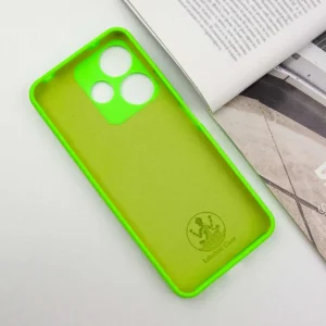Чохол Silicone Cover Lakshmi Full Camera (AA) для Xiaomi Redmi 13 4G, Poco M6 4G Neon Green
