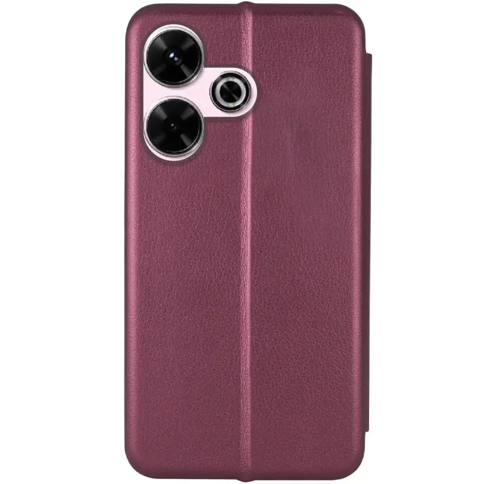 Чохол Classy PU Case для Xiaomi Redmi 13 4G, Poco M6 4G Bordo