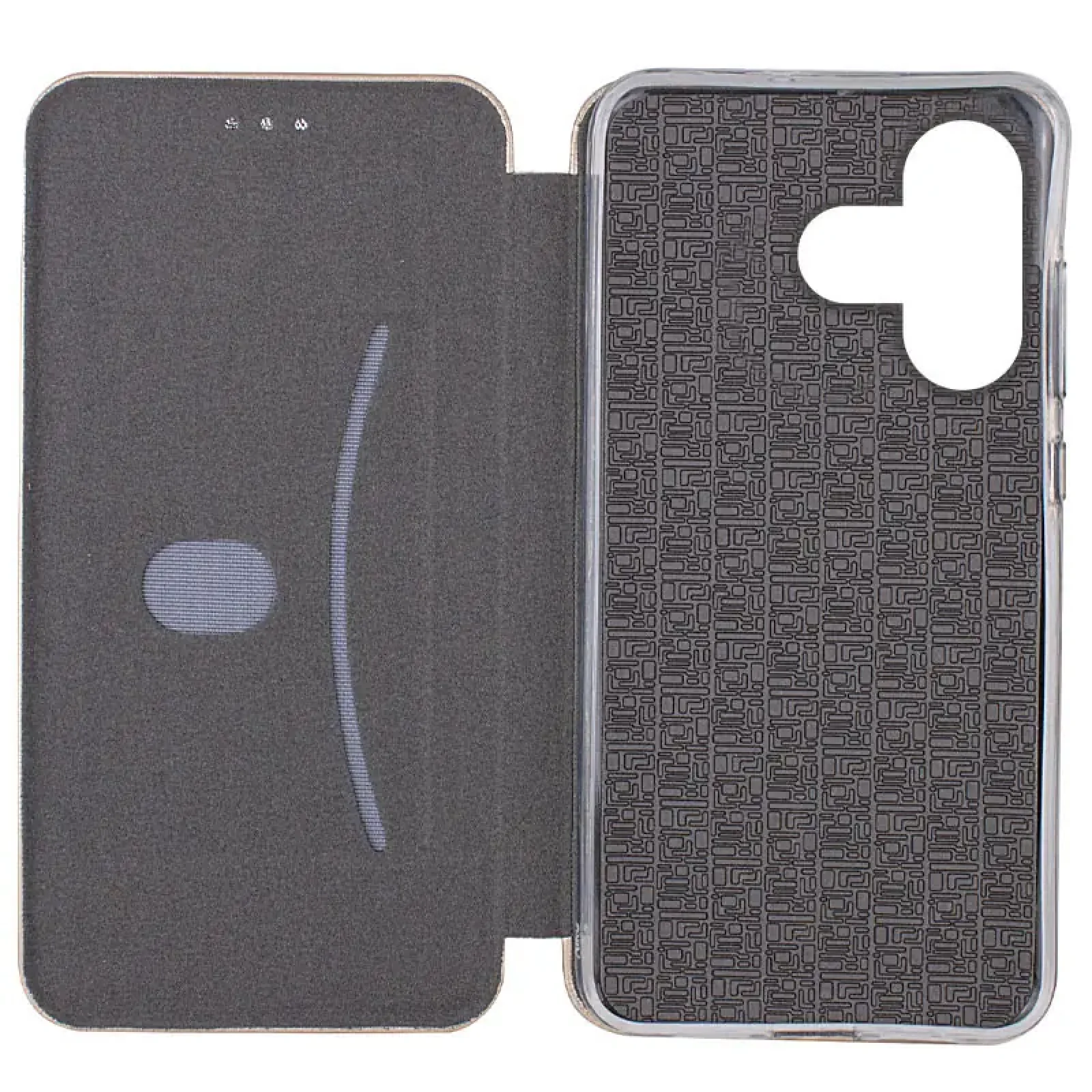 Чохол Classy PU Case для Xiaomi Redmi 13 4G, Poco M6 4G Grey