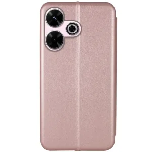 Чохол Classy PU Case для Xiaomi Redmi 13 4G, Poco M6 4G Rose Gold