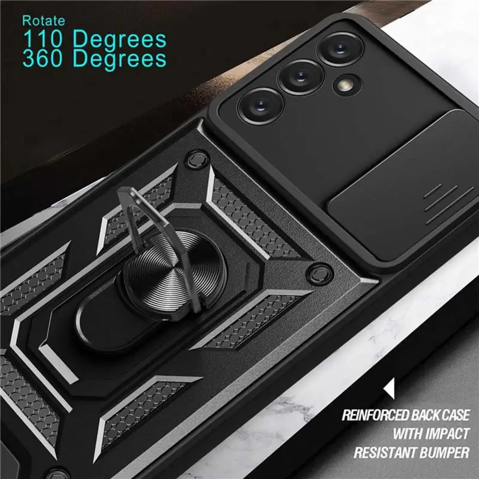 Чехол Camshield Serge Ring для Samsung Galaxy M35 5G Black