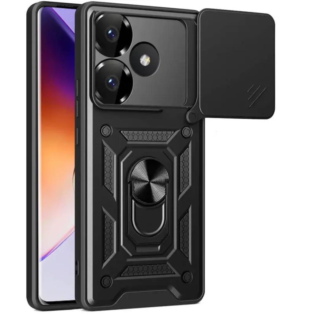 Чохол Camshield Serge Ring для Xiaomi Poco F6 Black