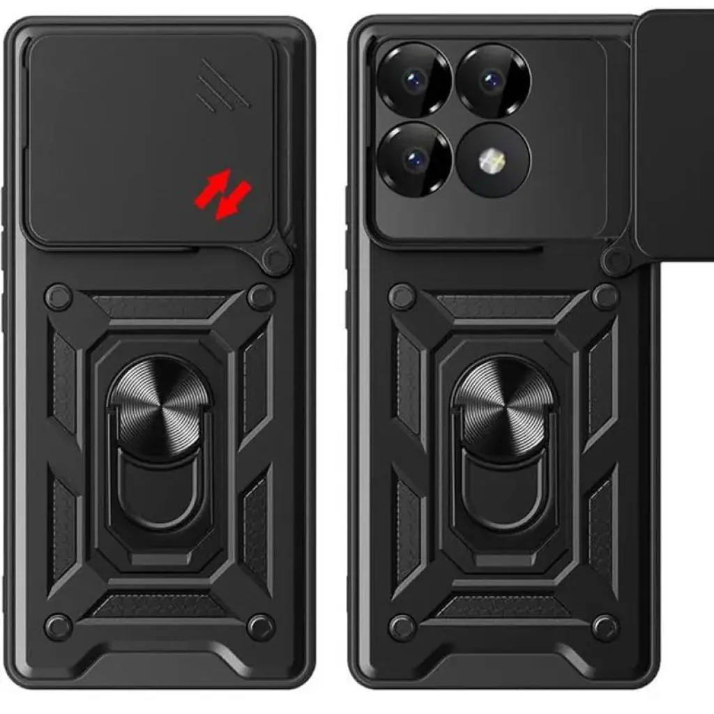 Чохол Camshield Serge Ring для Xiaomi Poco F6 Pro Black