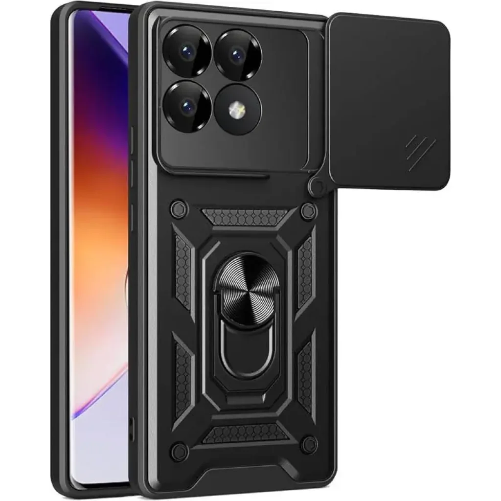 Чохол Camshield Serge Ring для Xiaomi Poco F6 Pro Black