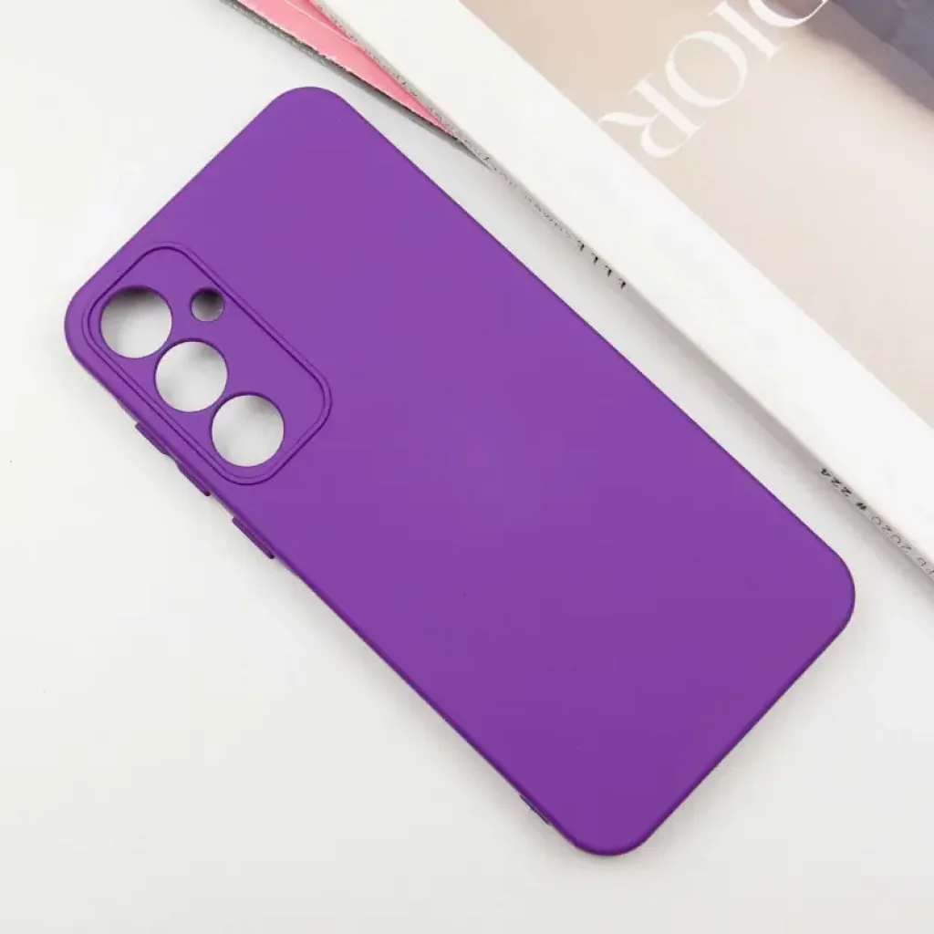 Чохол Silicone Cover Lakshmi Full Camera (AA) для Samsung Galaxy S24 FE Purple