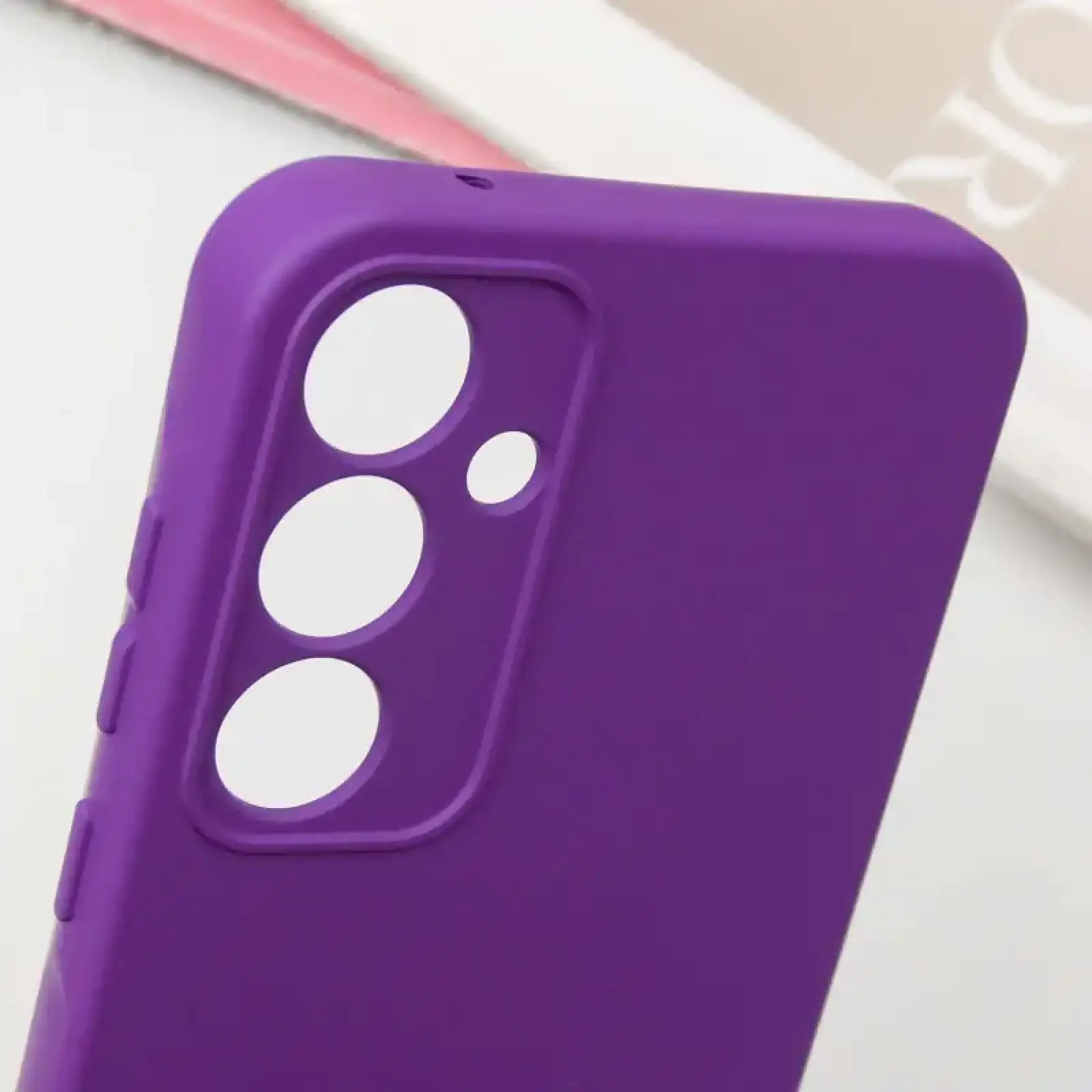 Чохол Silicone Cover Lakshmi Full Camera (AA) для Samsung Galaxy S24 FE Purple