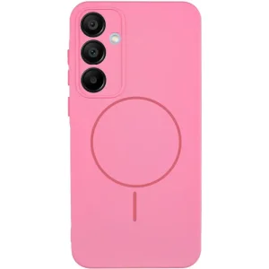 Чехол Silicone Cover Lakshmi Full Camera (AA) with MagFit для Samsung Galaxy S24 FE Light Pink