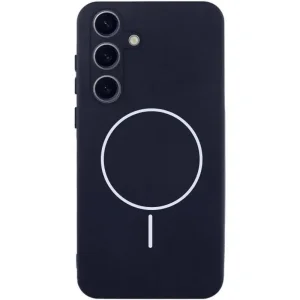 Чохол Silicone Cover Lakshmi Full Camera (AA) with MagFit для Samsung Galaxy S24 FE Midnight Blue