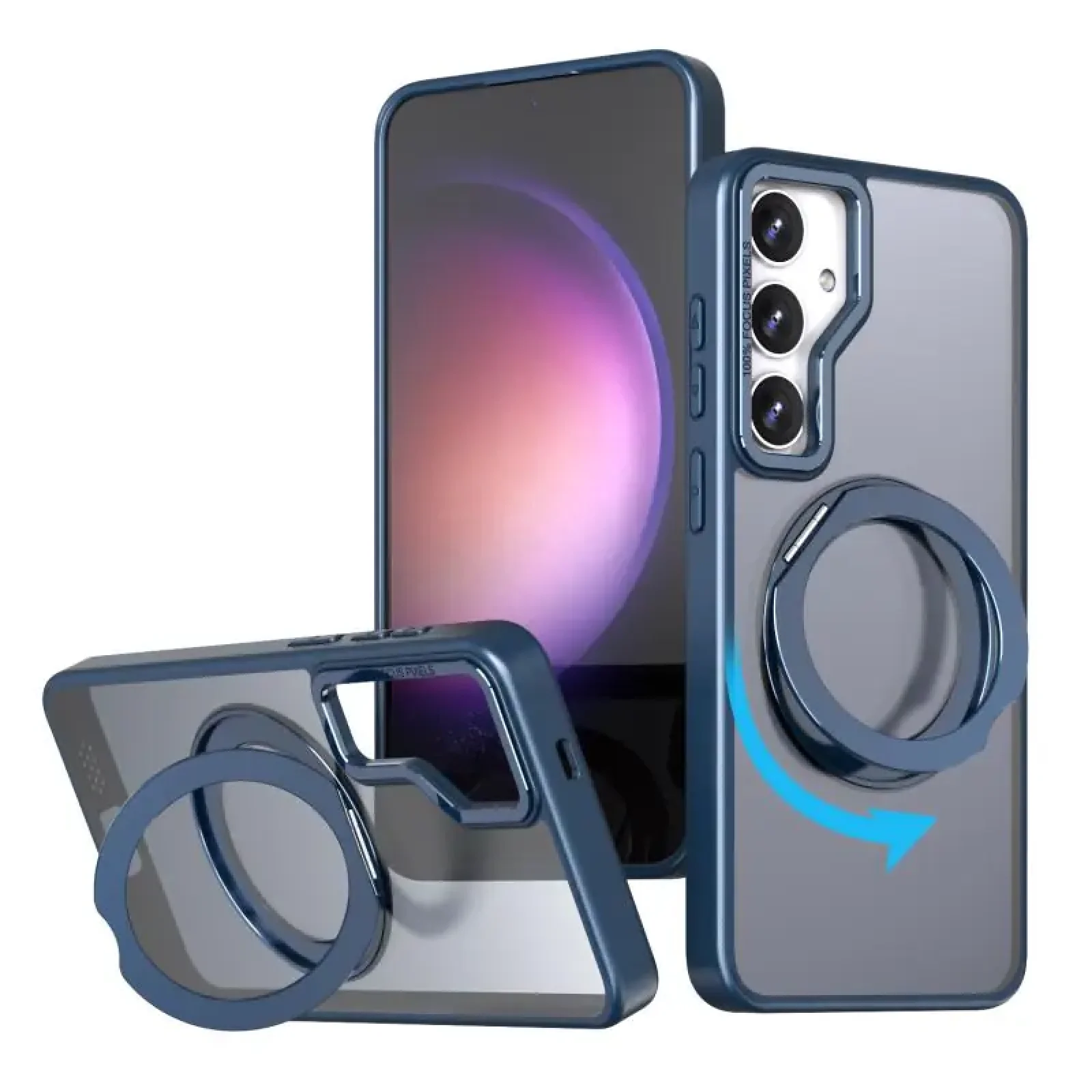 Чохол TPU+PC Aura Fold для Samsung Galaxy S24 FE Blue