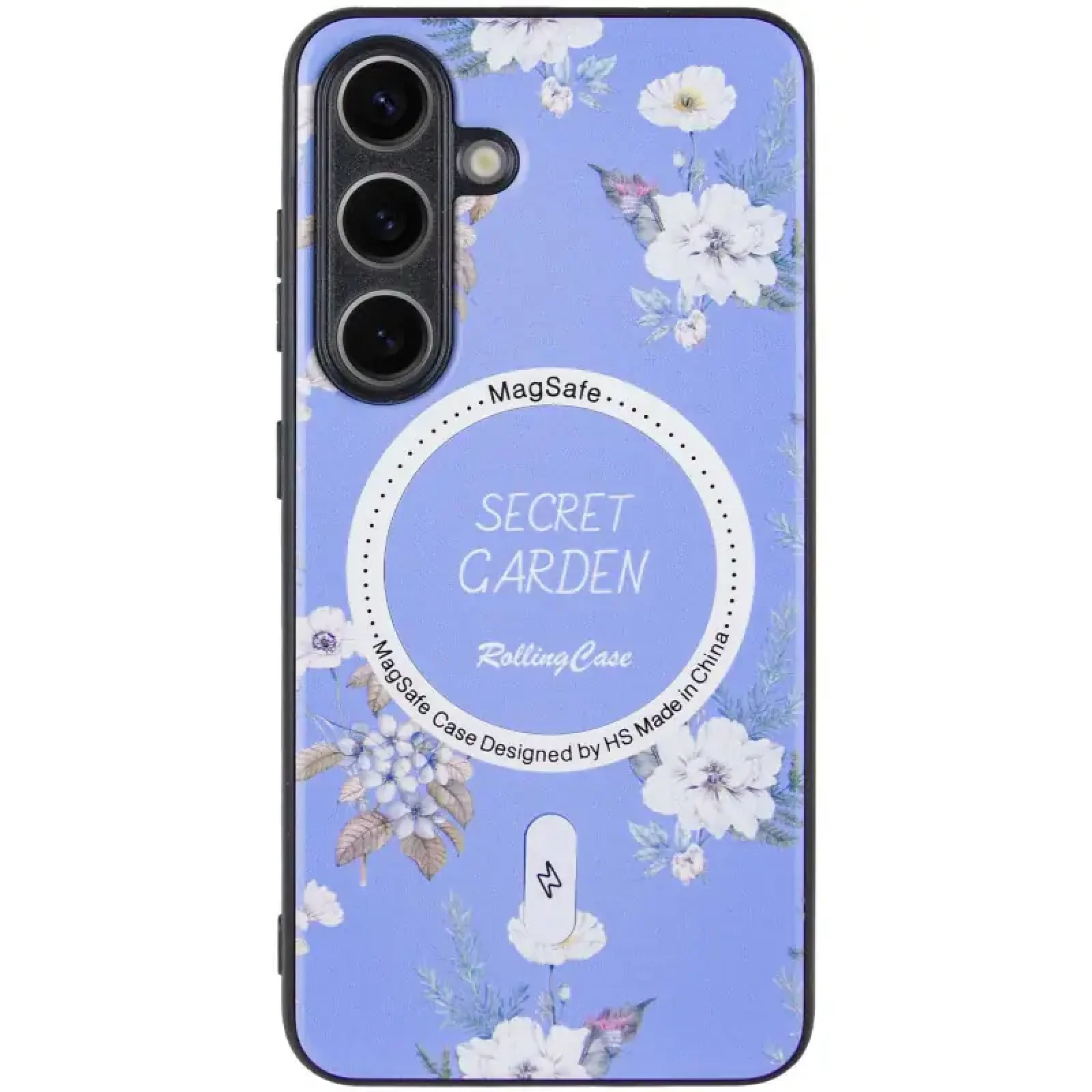 Чохол TPU+PC Secret Garden with MagFit для Samsung Galaxy S24 FE Lilac