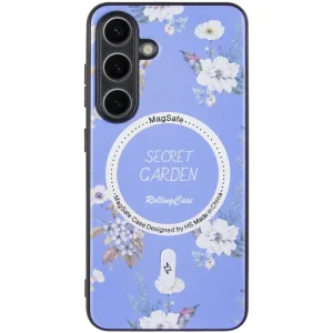 Чохол TPU+PC Secret Garden with MagFit для Samsung Galaxy S24 FE Lilac
