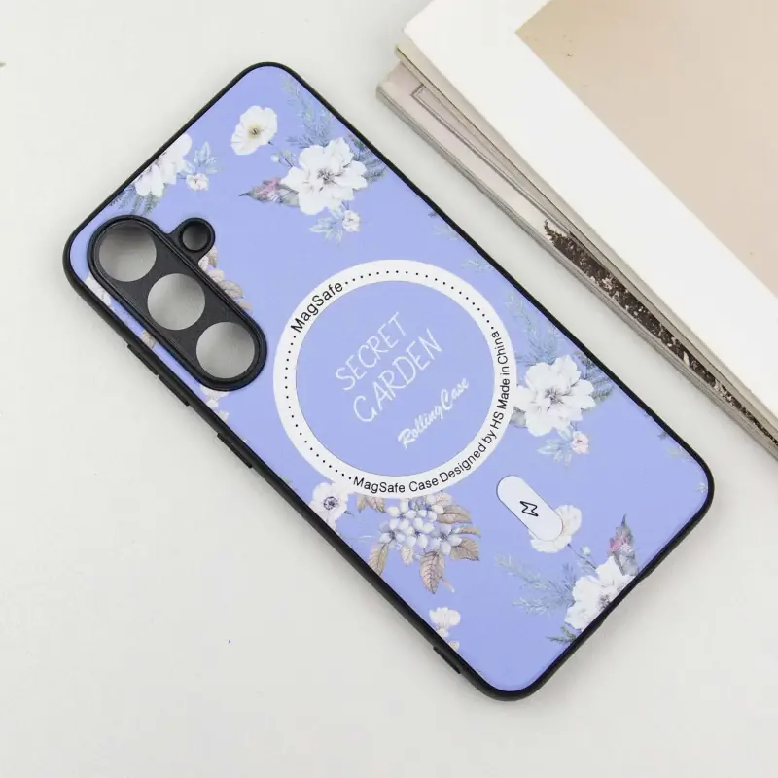 Чохол TPU+PC Secret Garden with MagFit для Samsung Galaxy S24 FE Lilac