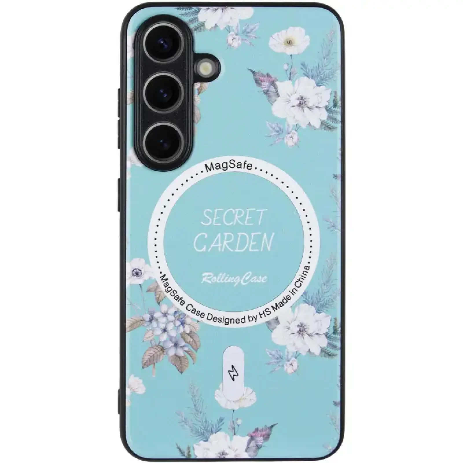 Чохол TPU+PC Secret Garden with MagFit для Samsung Galaxy S24 FE Mint