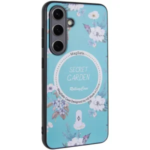 Чохол TPU+PC Secret Garden with MagFit для Samsung Galaxy S24 FE Mint